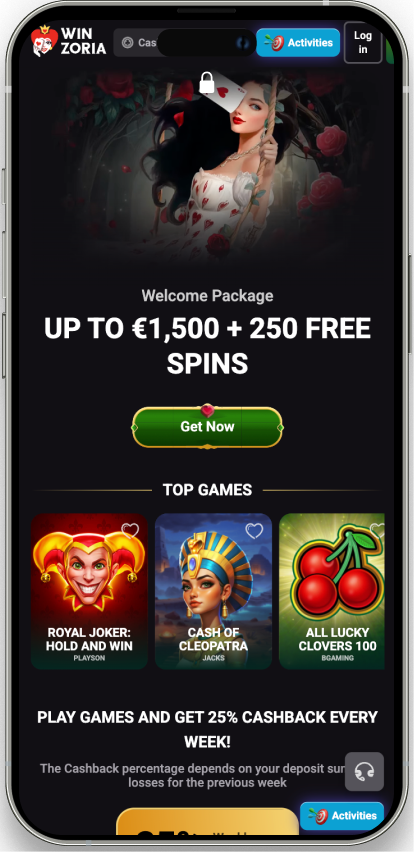 Winzoria application